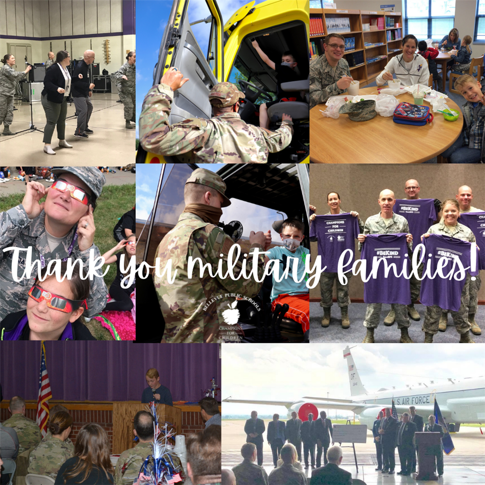 thank you military families